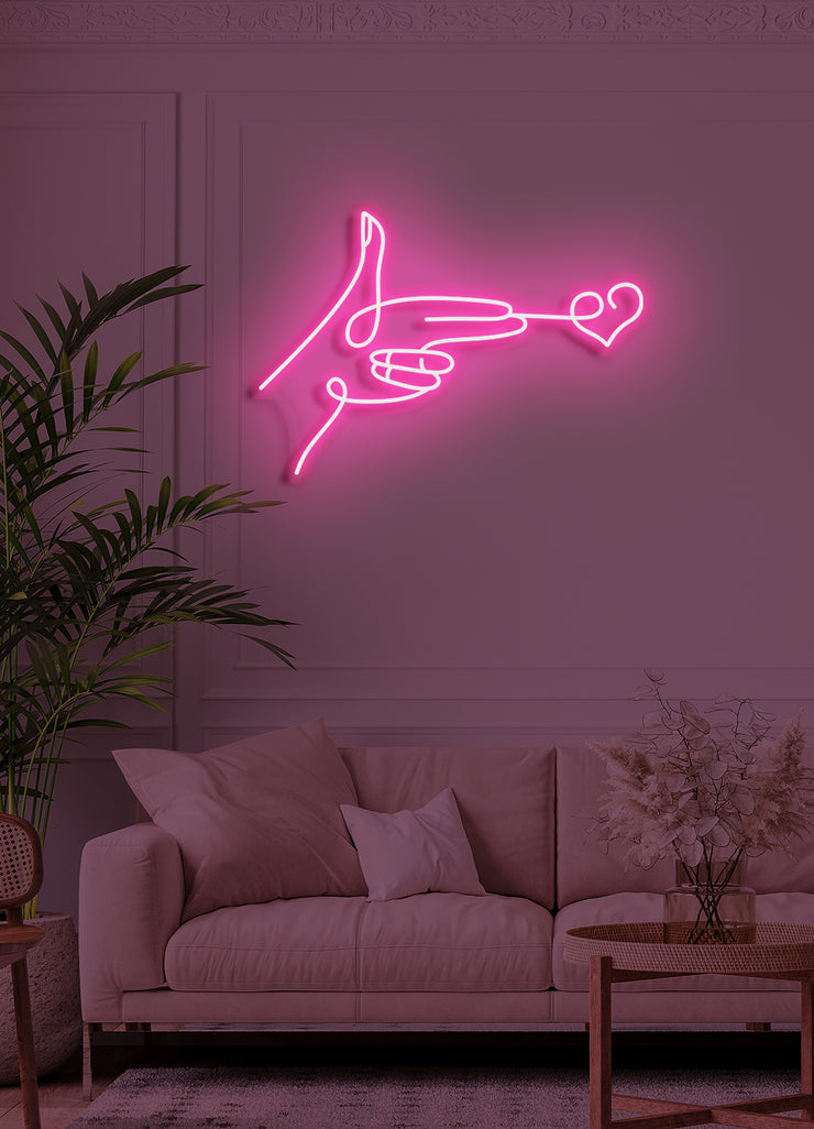 Love shot - LED Neon skilt