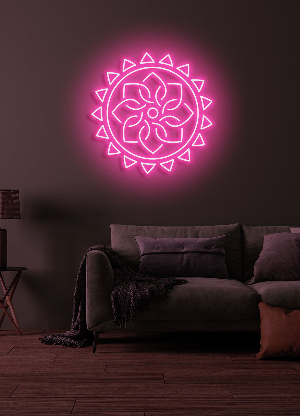 Yoga Blume - LED Neon Rock