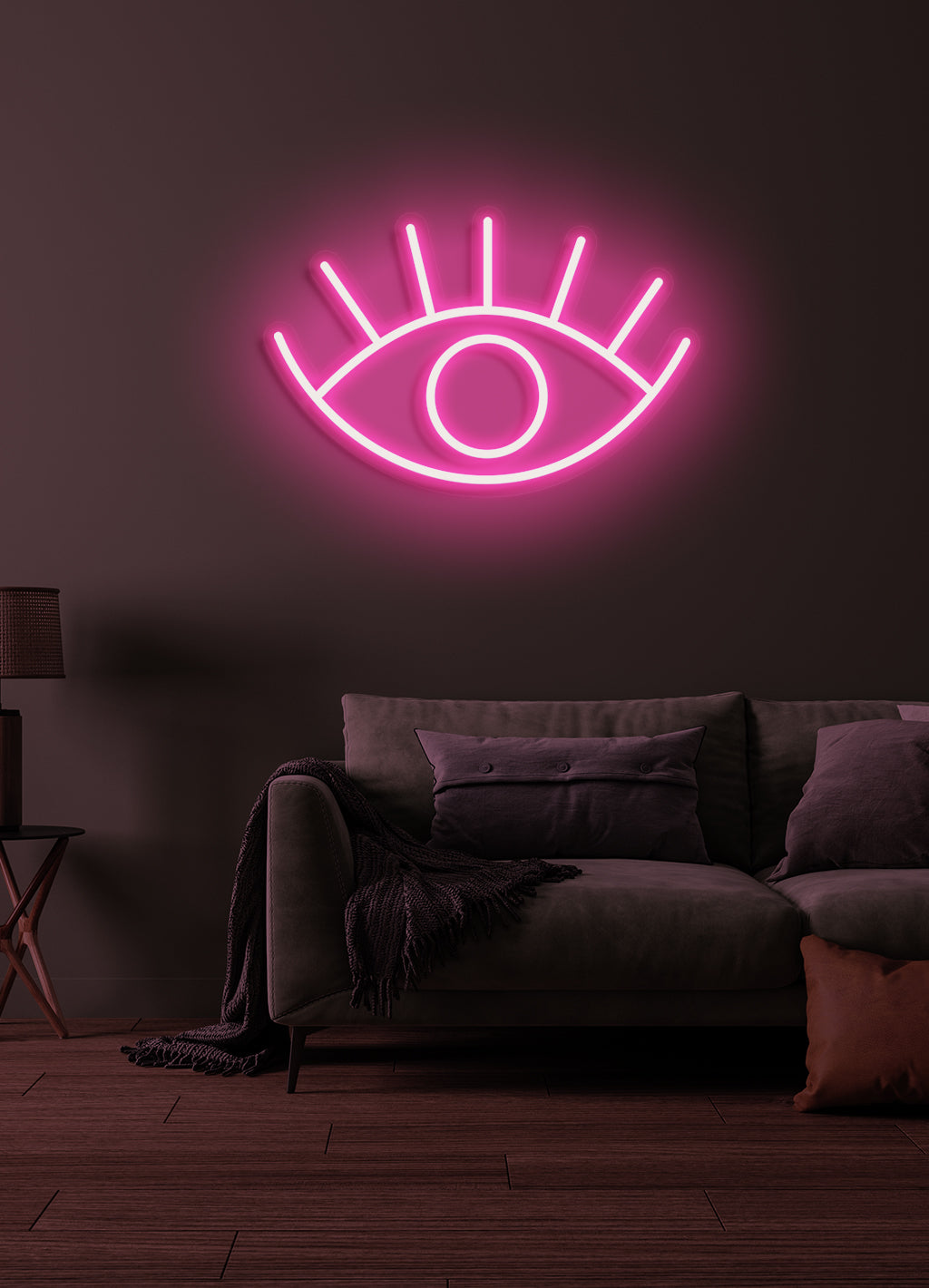 Eye - LED Neon-Schirm