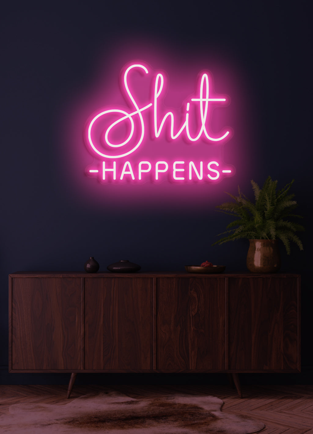 Shit happens - LED Neonschild