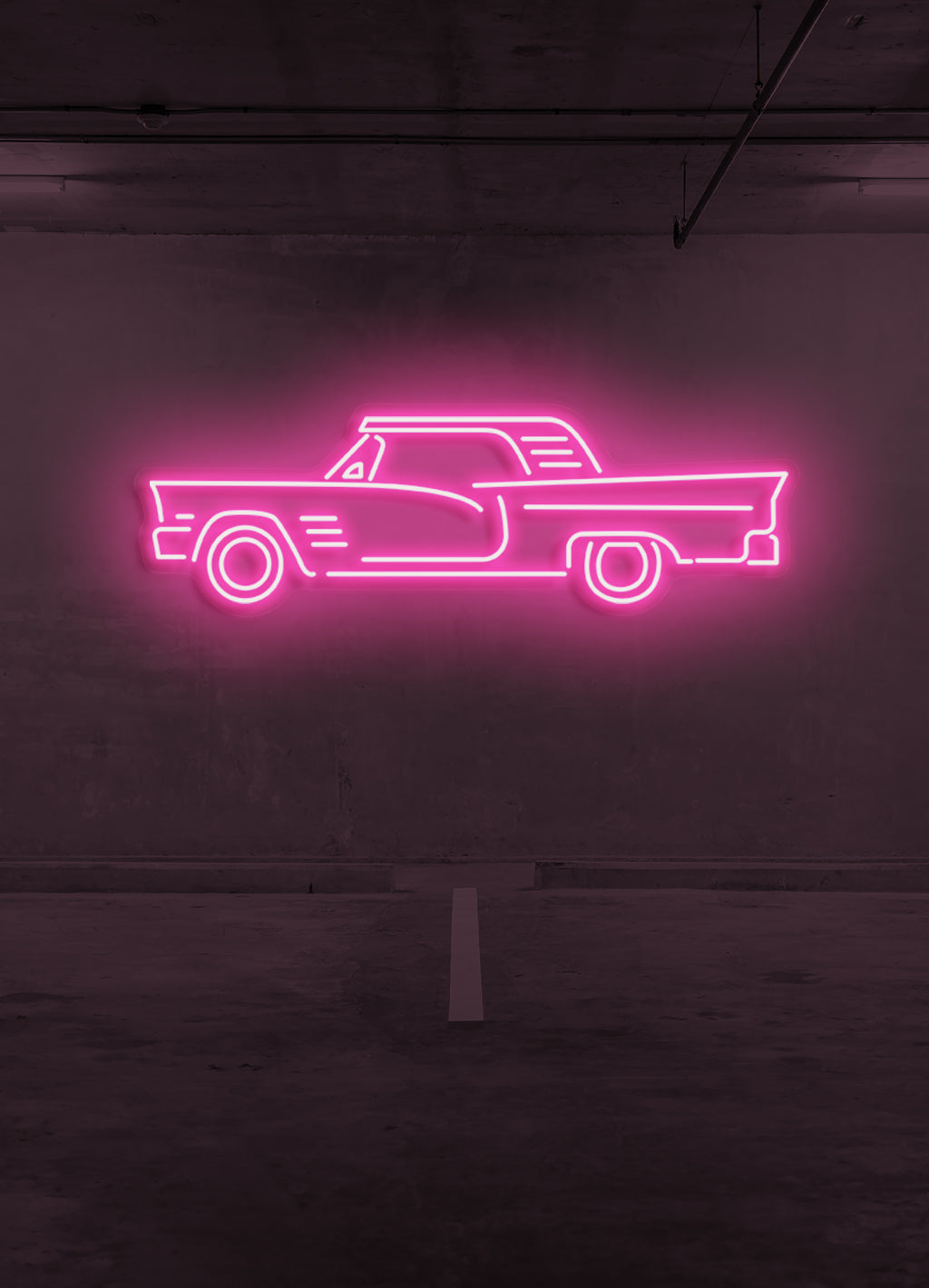 Retro Auto - LED Neonbeleuchtung