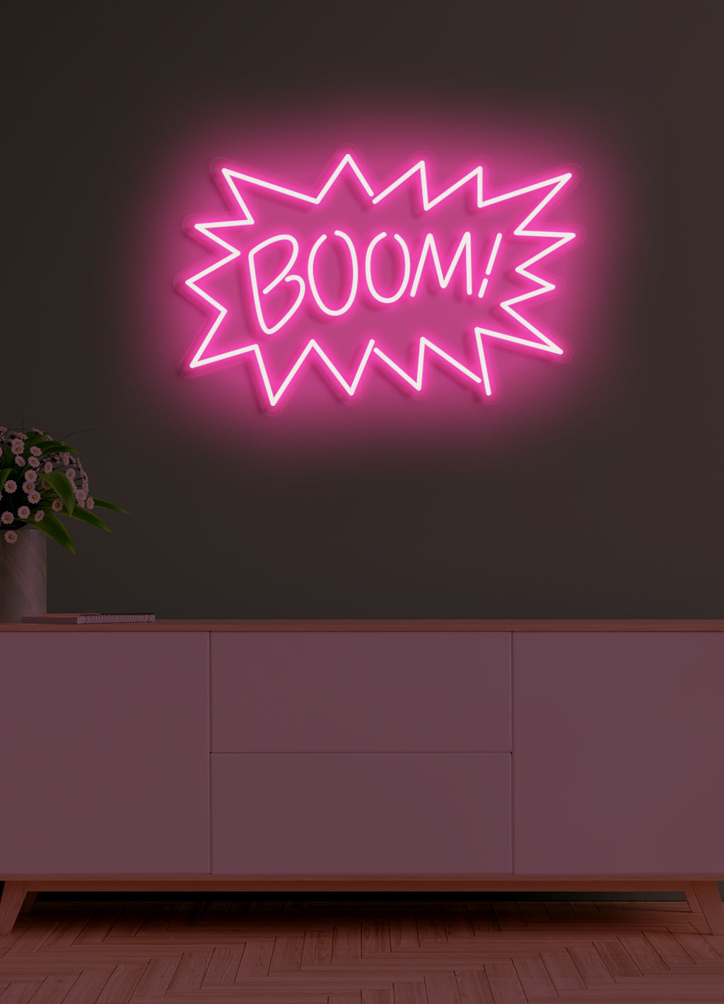 Boom - LED Neon-Schirm