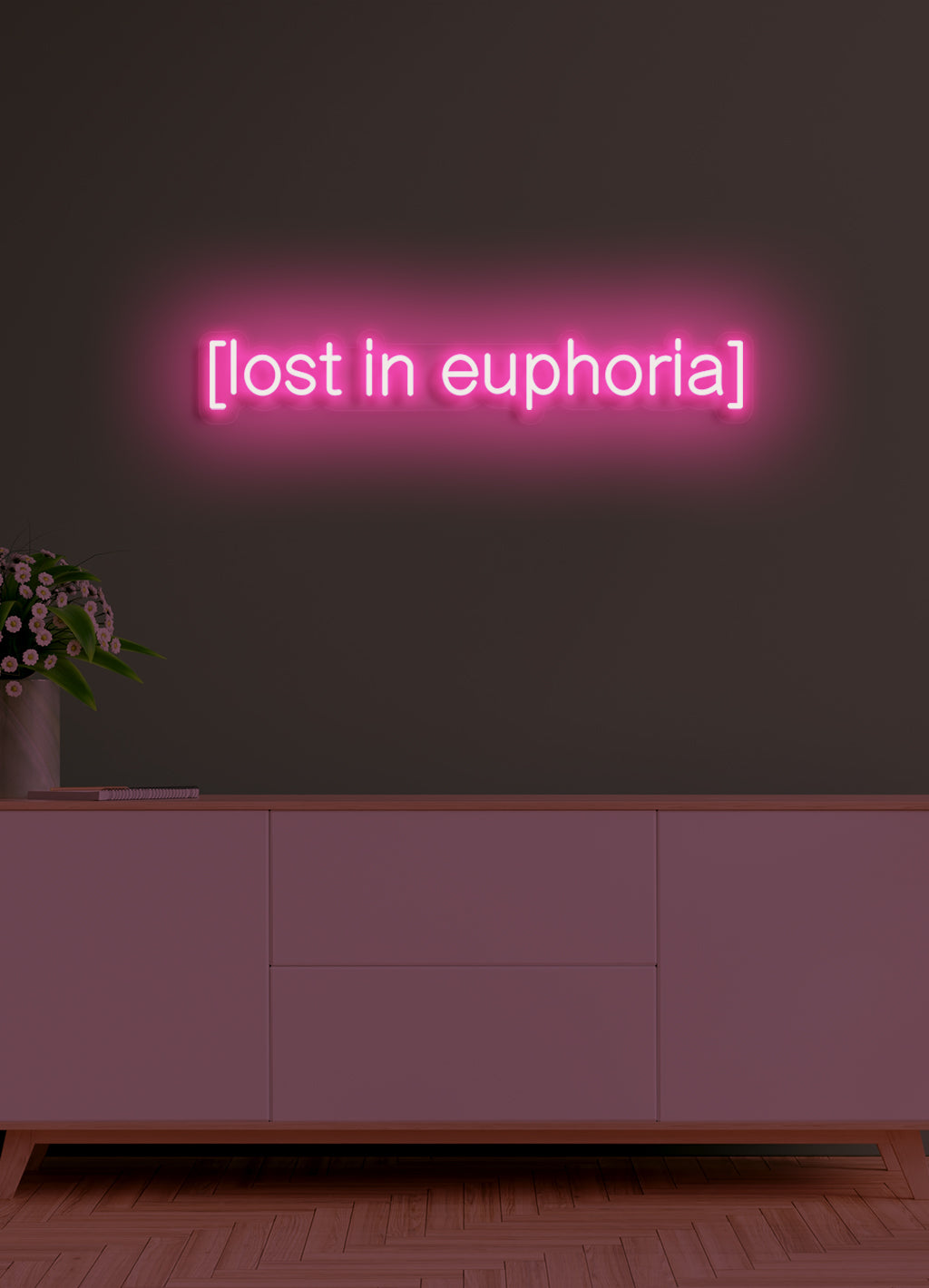 Verloren in Euphorie - LED Neonschild