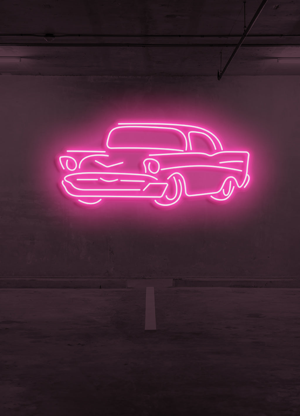 Retro Auto - LED Neonbeleuchtung