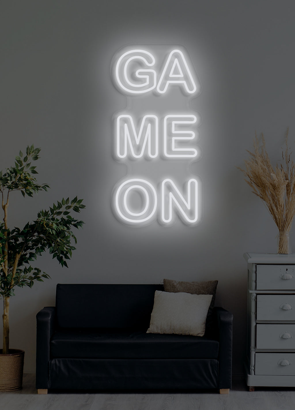 Game on - LED Neon-Schirm