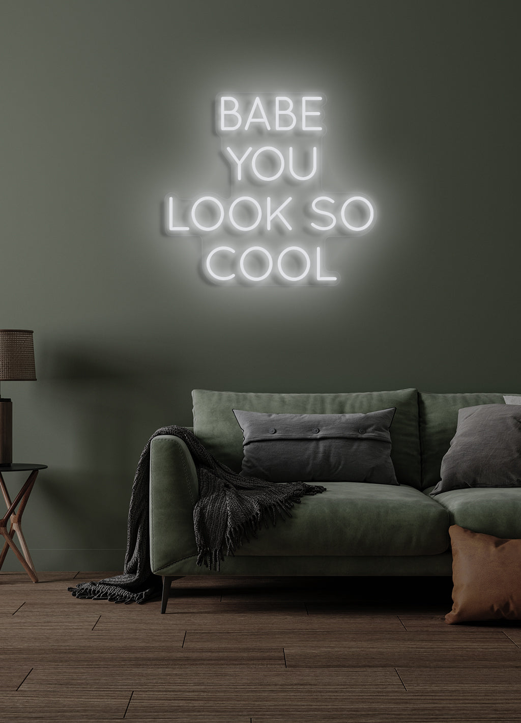 Babe you look so cool - LED Neon skilt