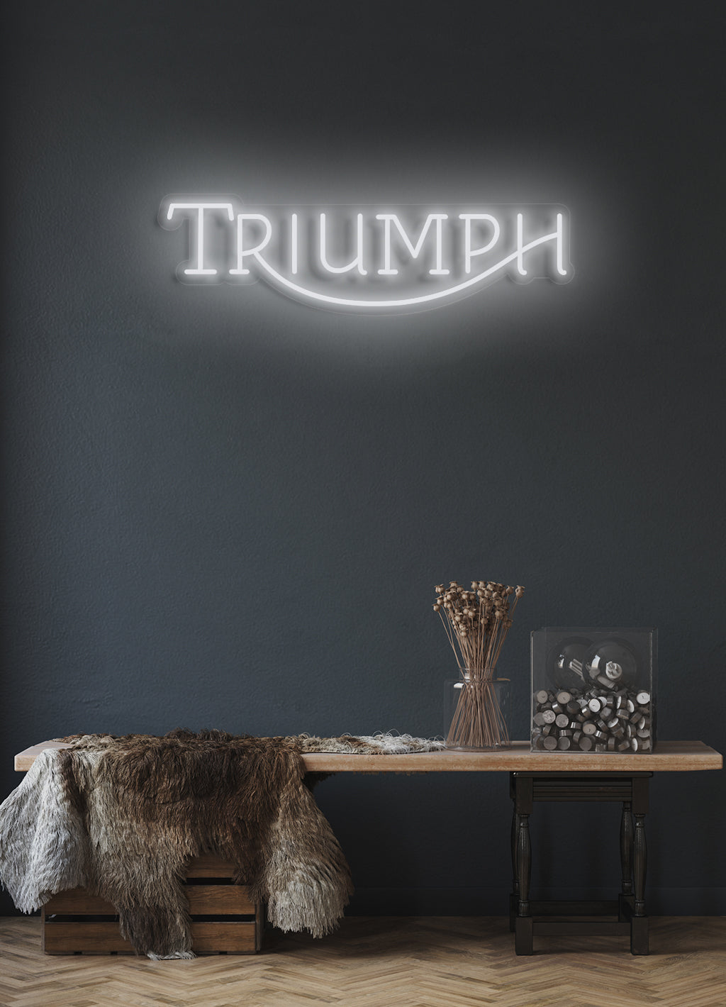 Triumph - LED Neon-Schirm