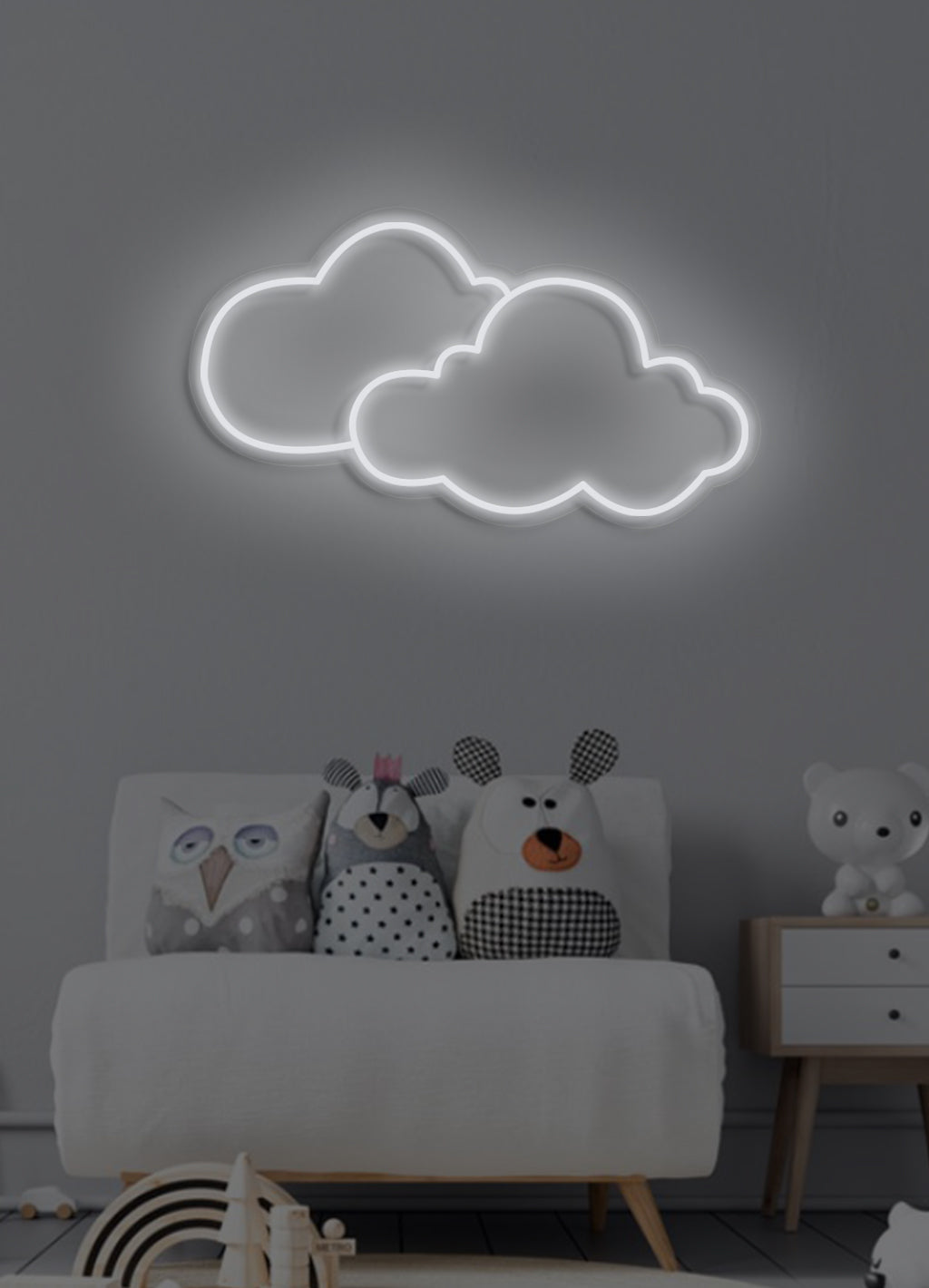 Wolken - LED Neon Decke