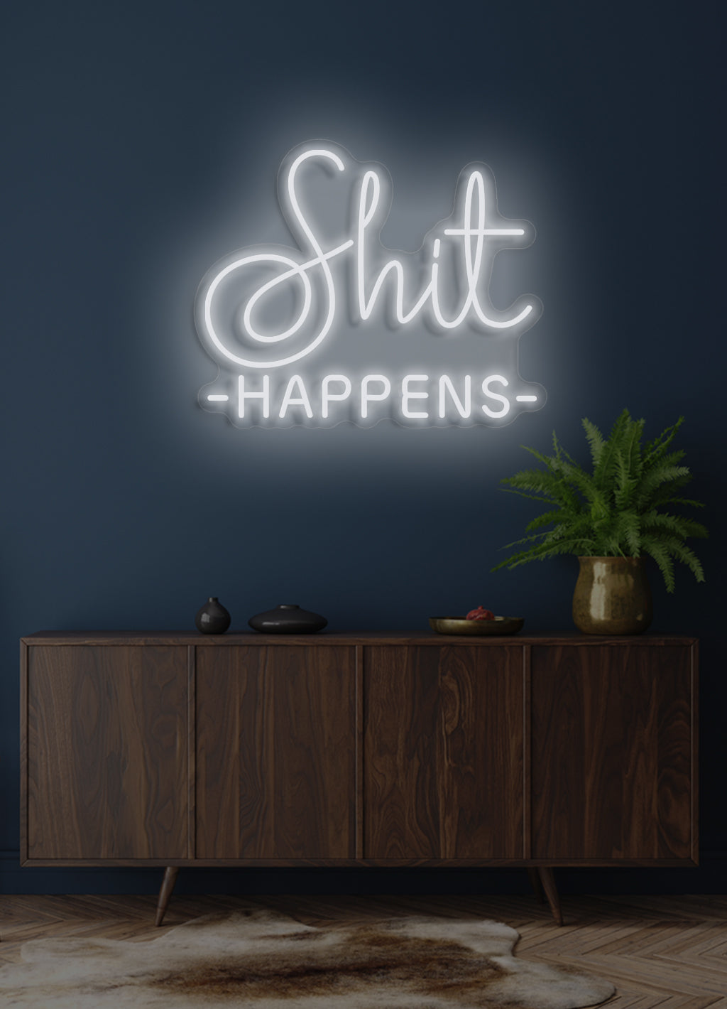Shit happens - LED Neonschild