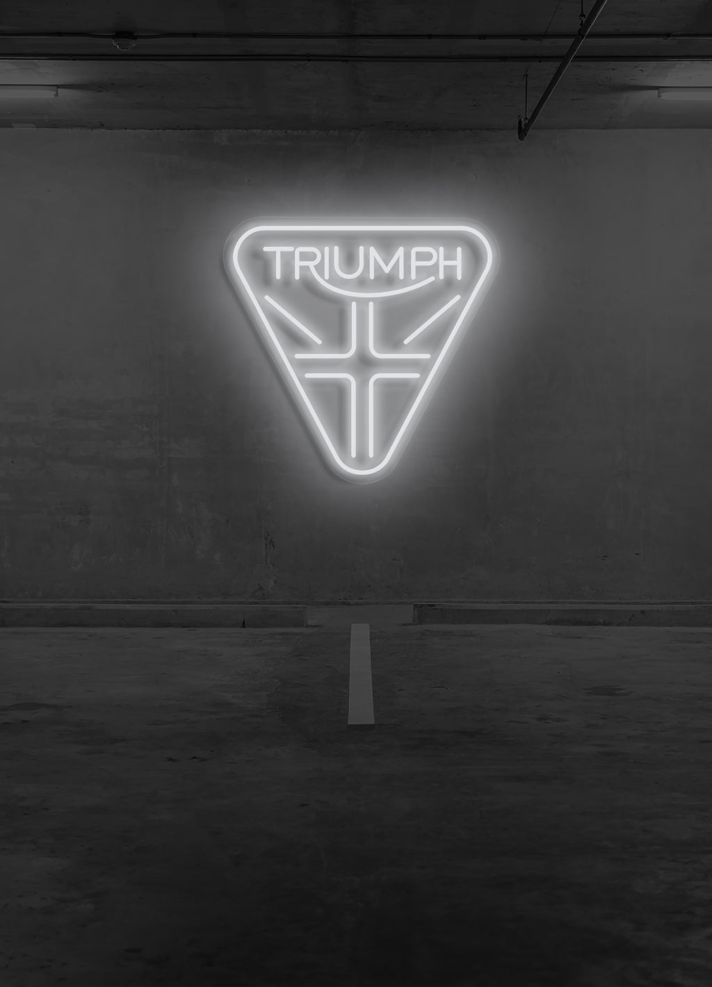 Triumph - LED Neon-Schirm