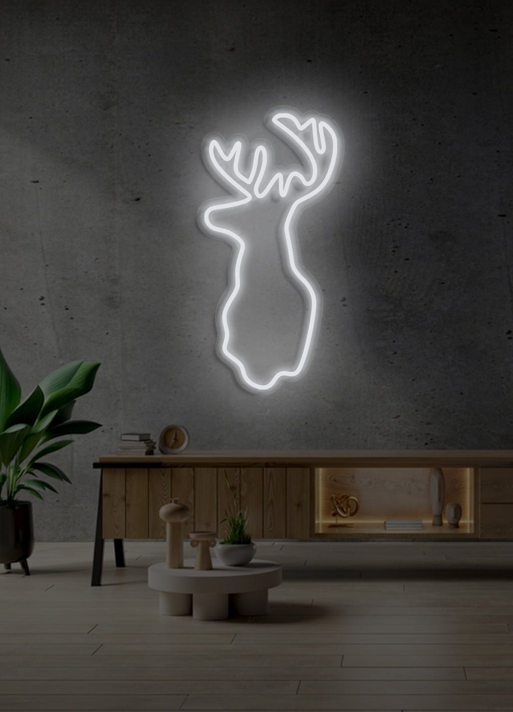 Hirsch - LED Neonschild