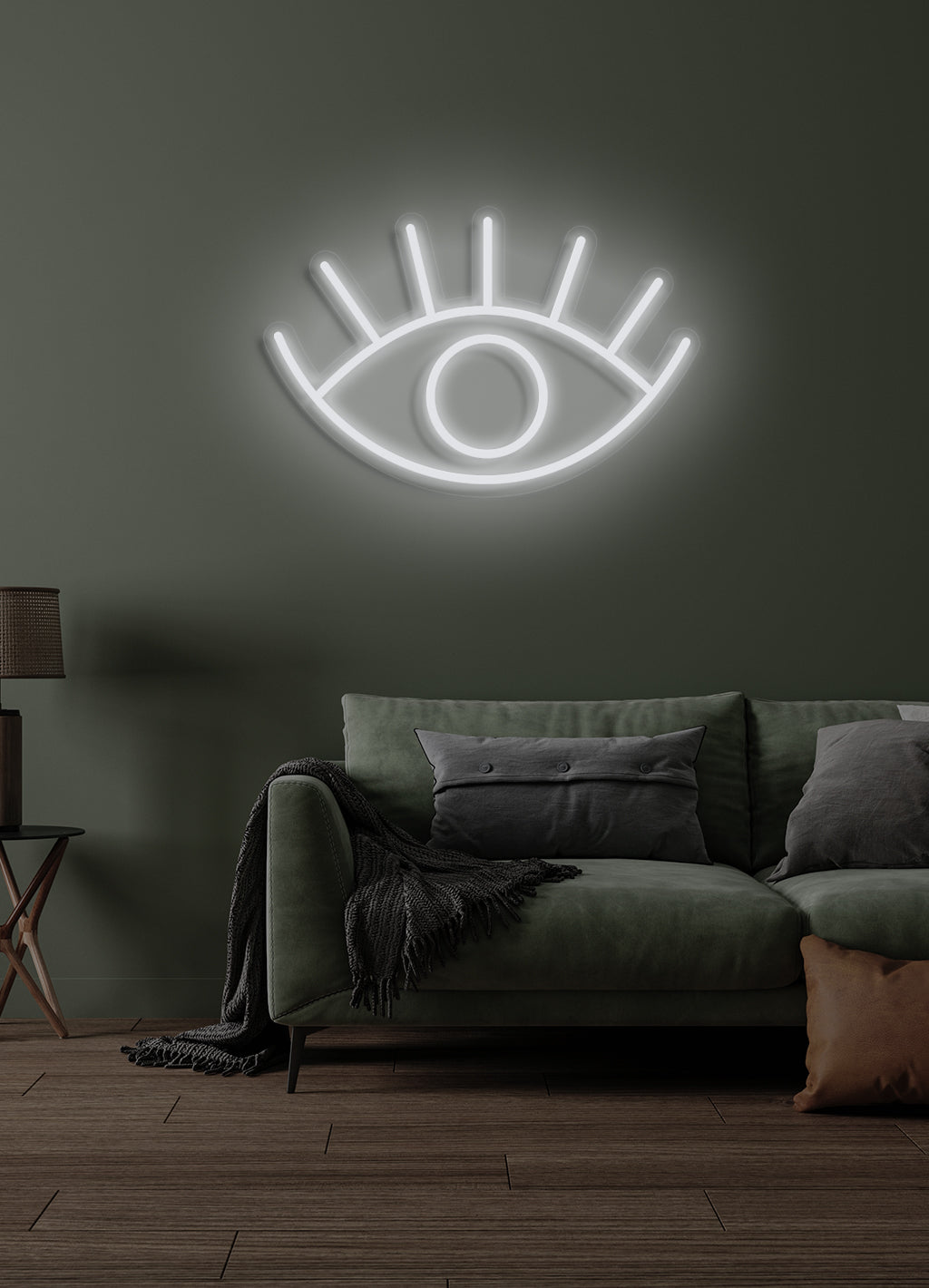 Eye - LED Neon-Schirm