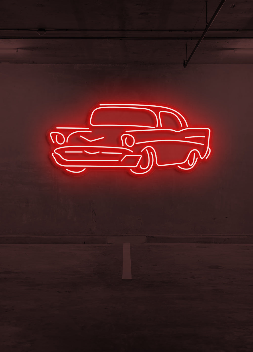 Retro Auto - LED Neonbeleuchtung