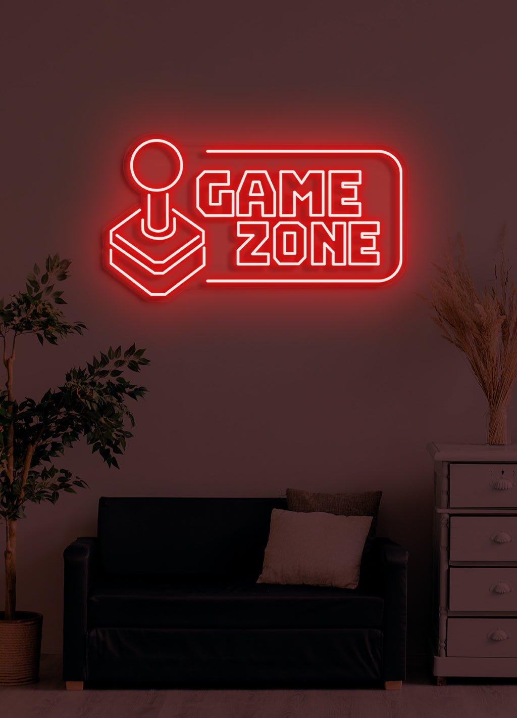 Spielzone - LED Neonschirm