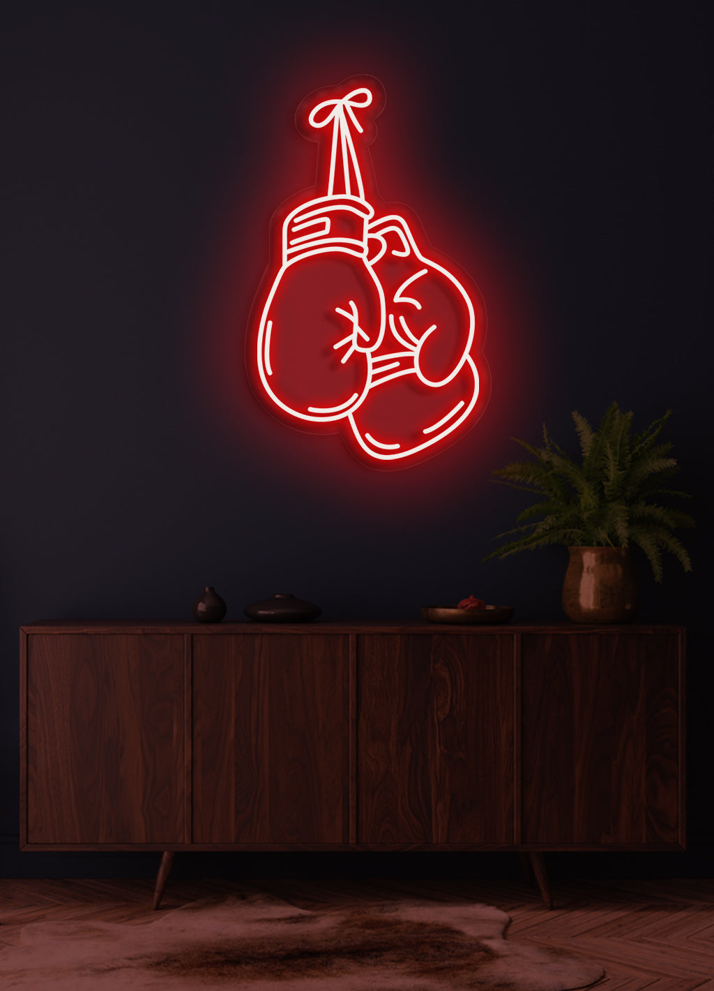 Boxhandschuhe - LED Neon Rock