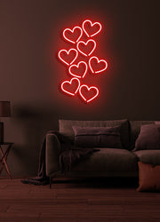 Hearts - LED Neon skilt