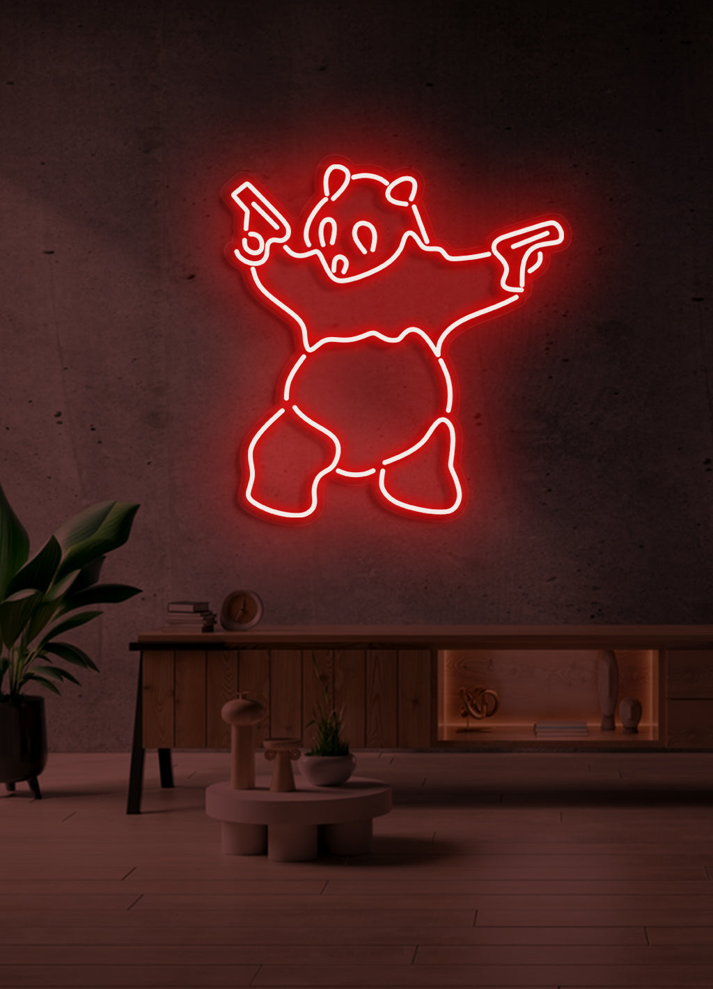 Panda - LED Neonrock
