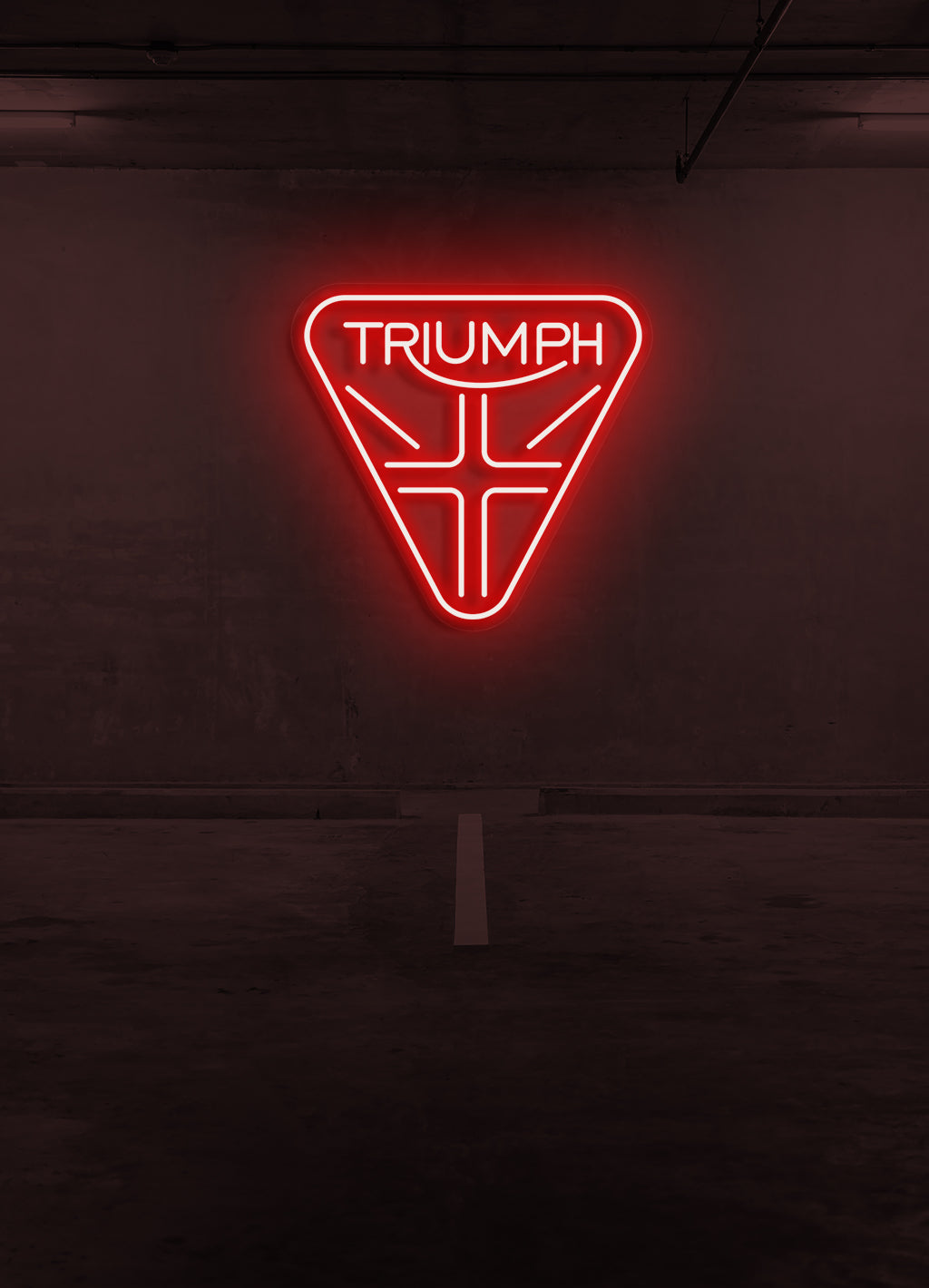 Triumph - LED Neon-Schirm