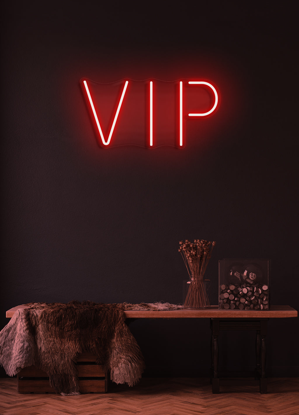 VIP - LED Neon-Schirm