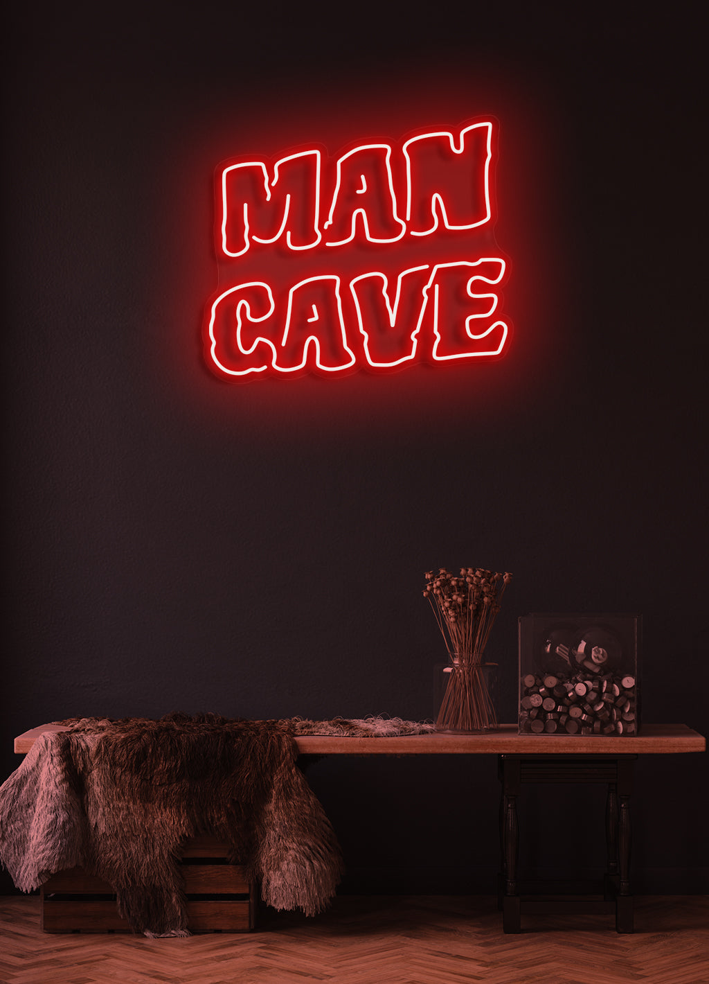 Man cave - LED Neon skilt