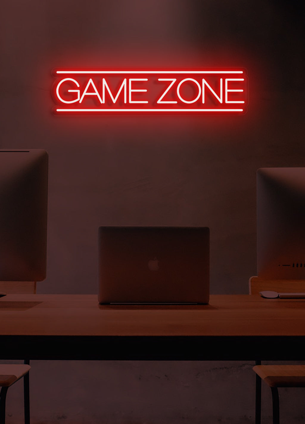 Spielzone - LED Neonschirm