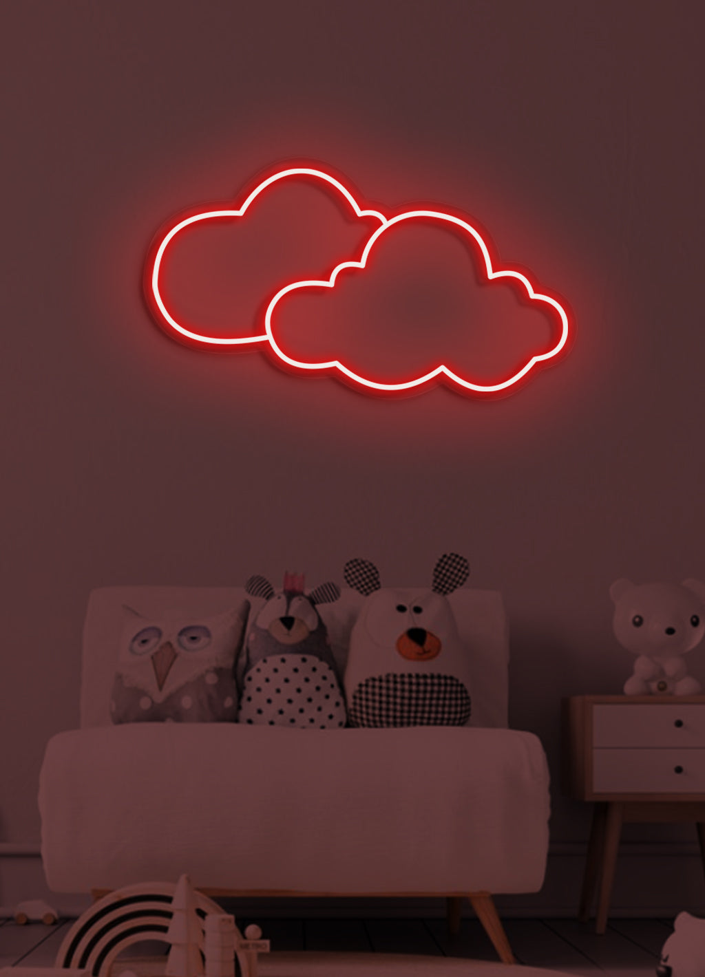 Wolken - LED Neon Decke