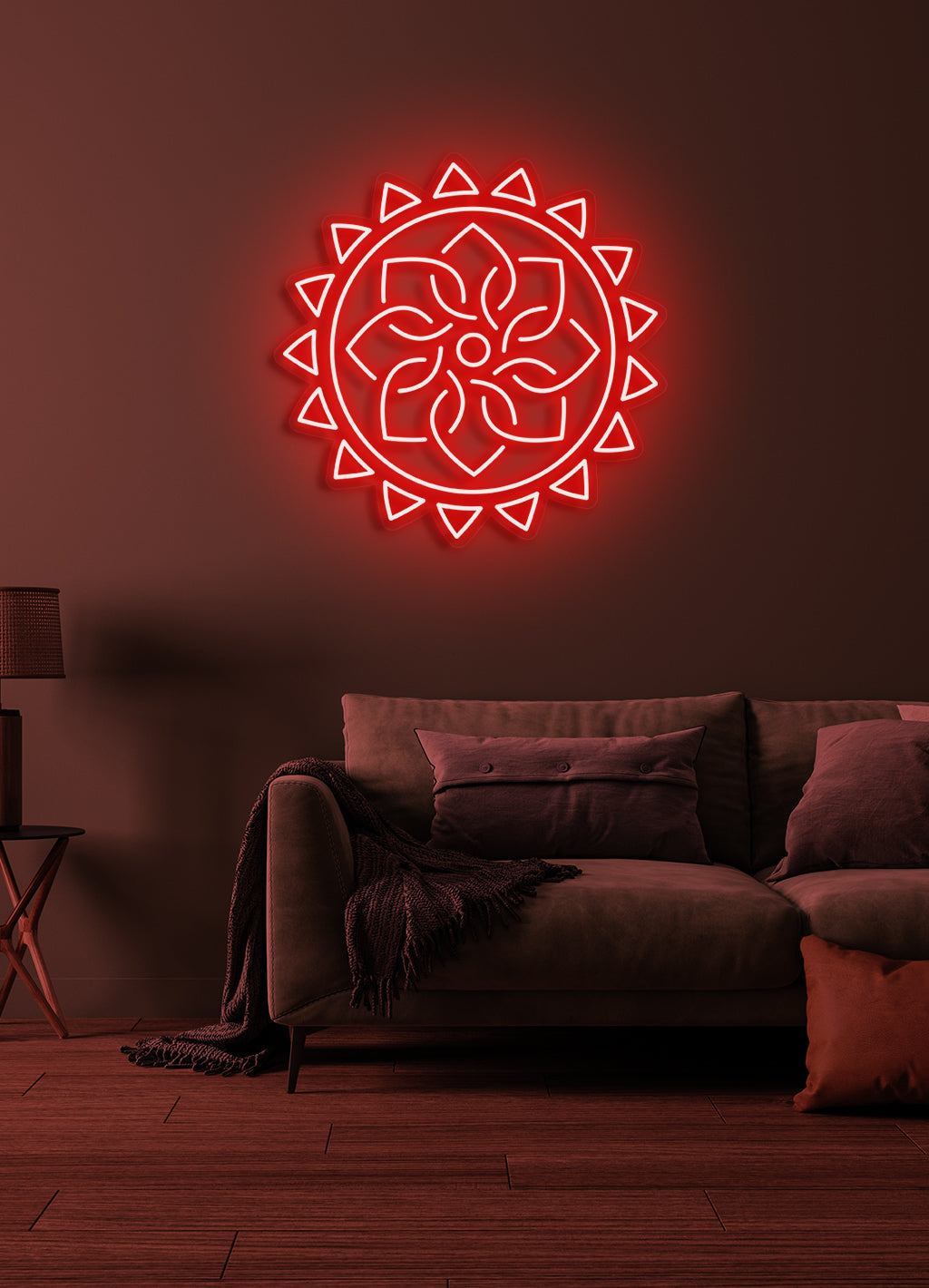 Yoga Blume - LED Neon Rock