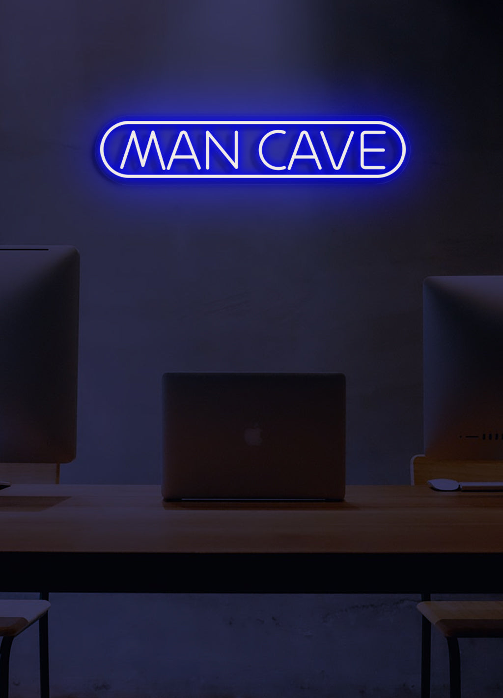 Männerhöhle - LED Neonschirm