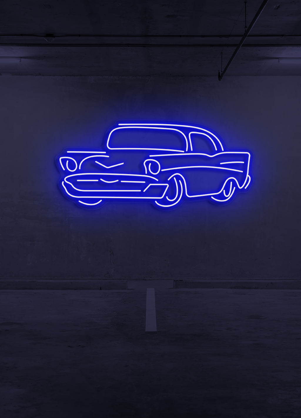 Retro Auto - LED Neonbeleuchtung
