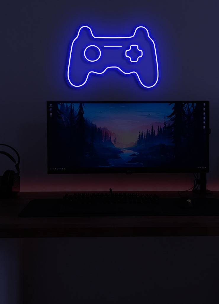 Gaming controller - LED Neon skilt