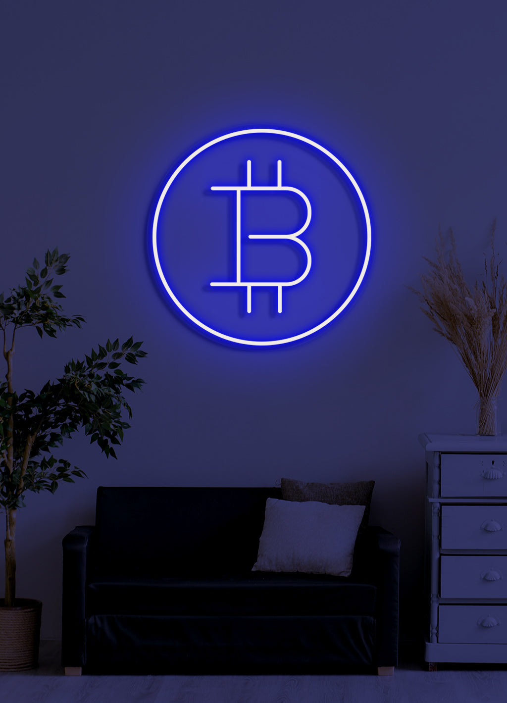 Bitcoin - LED Neon skilt