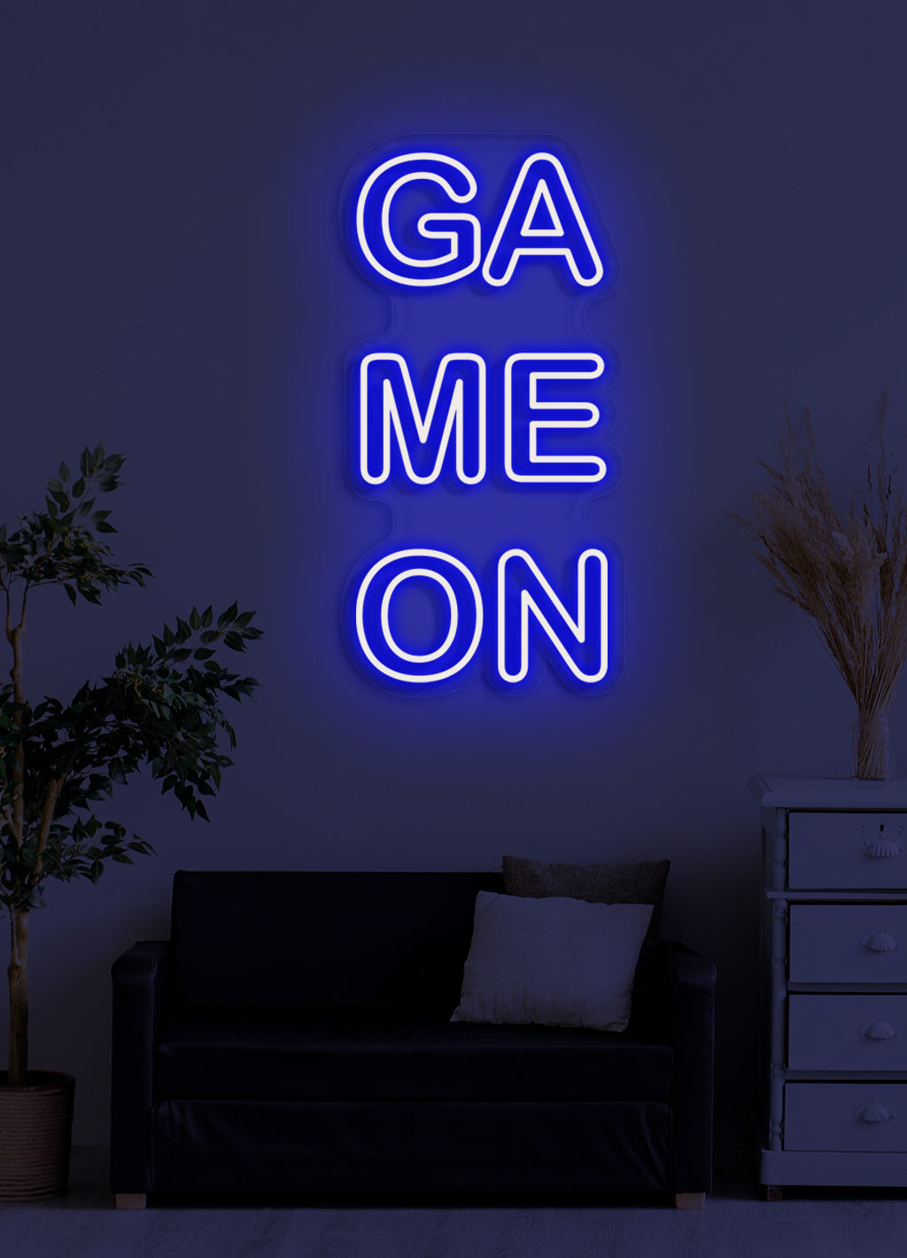 Game on - LED Neon-Schirm