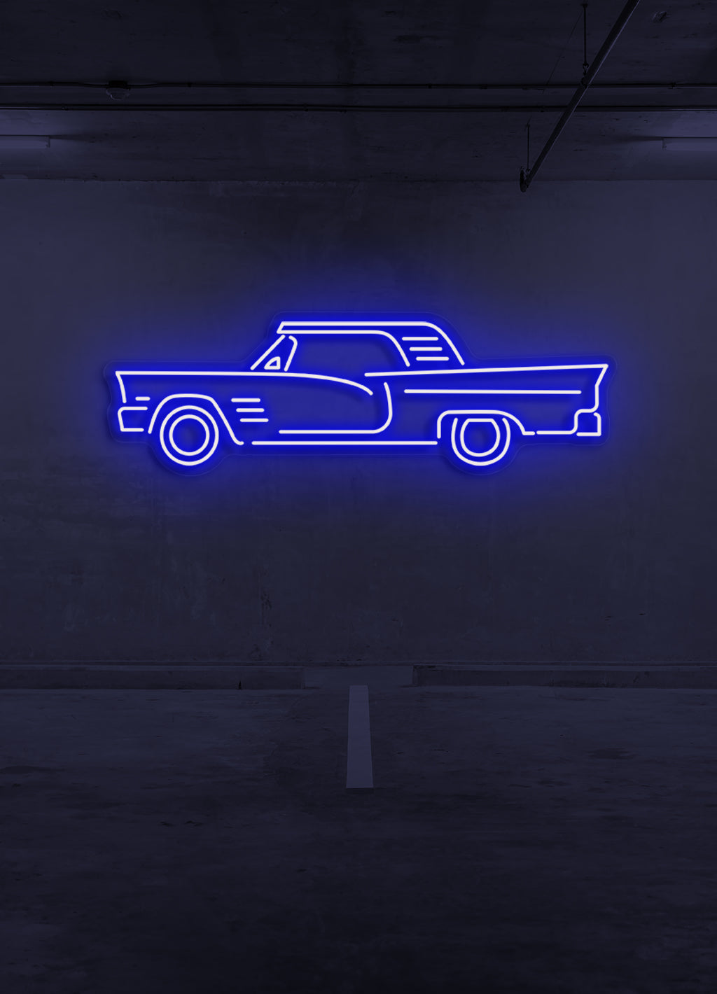 Retro Auto - LED Neonbeleuchtung