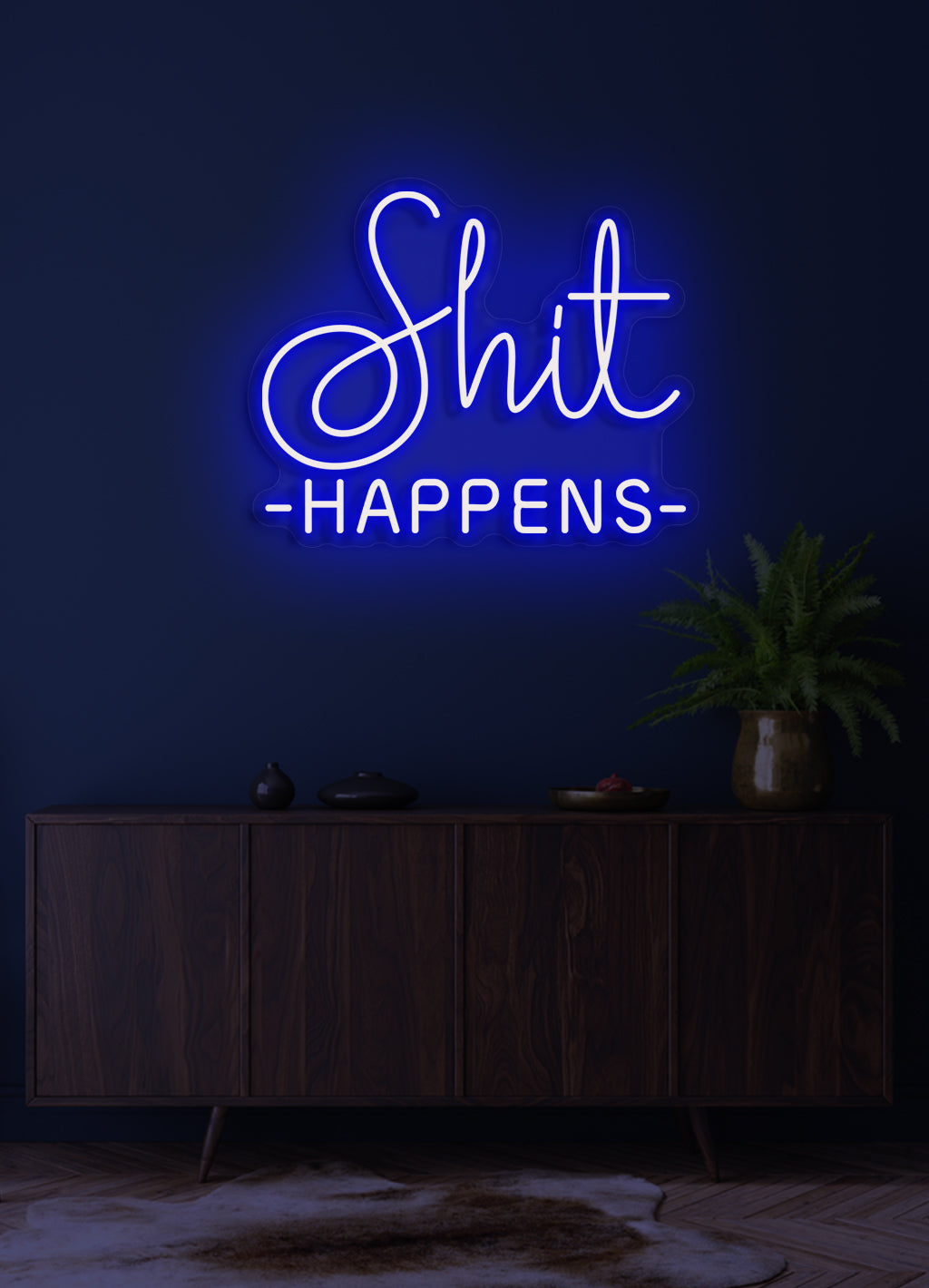 Shit happens - LED Neonschild