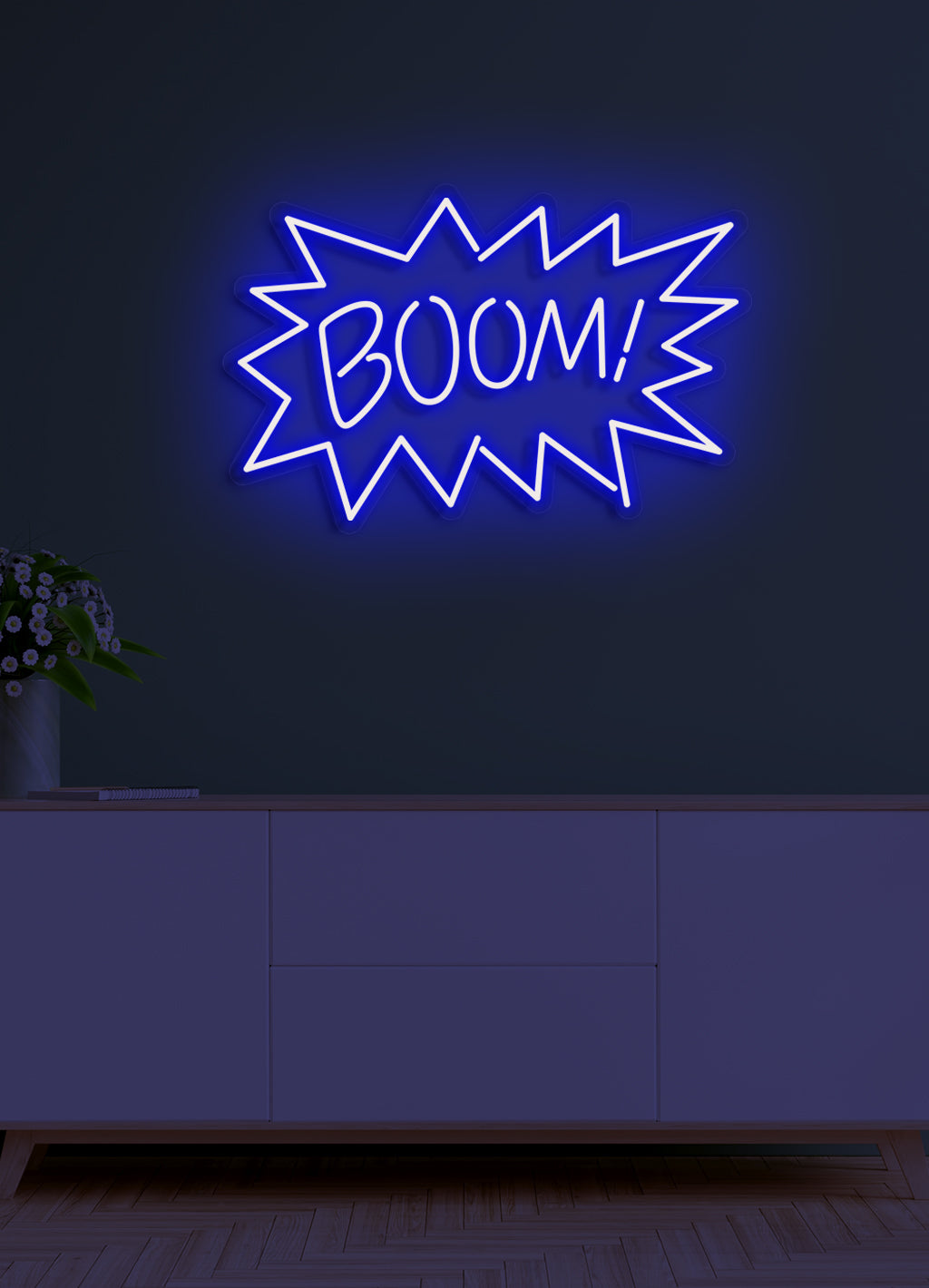 Boom - LED Neon-Schirm