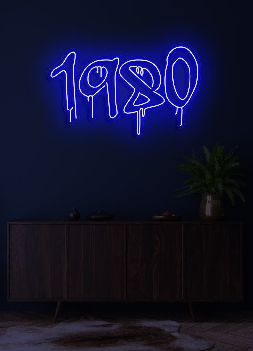 1980 - LED Neon-Schirm