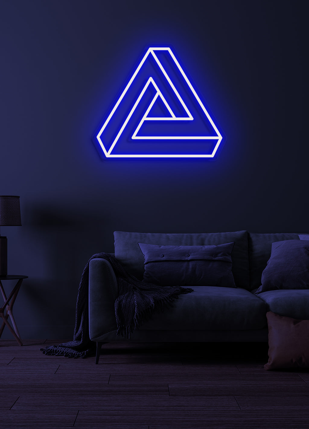 Triangle - LED Neon-Schirm