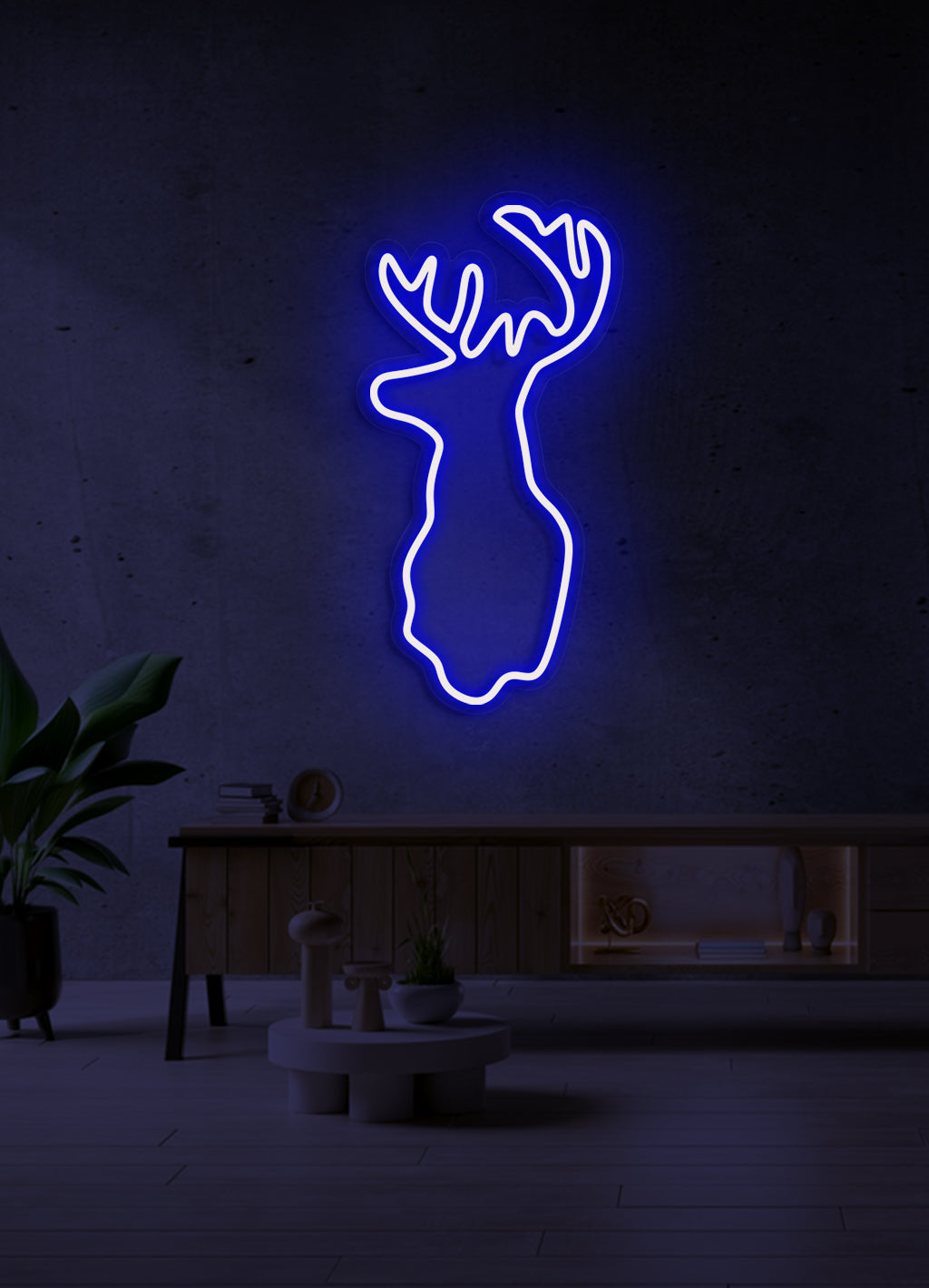 Hirsch - LED Neonschild
