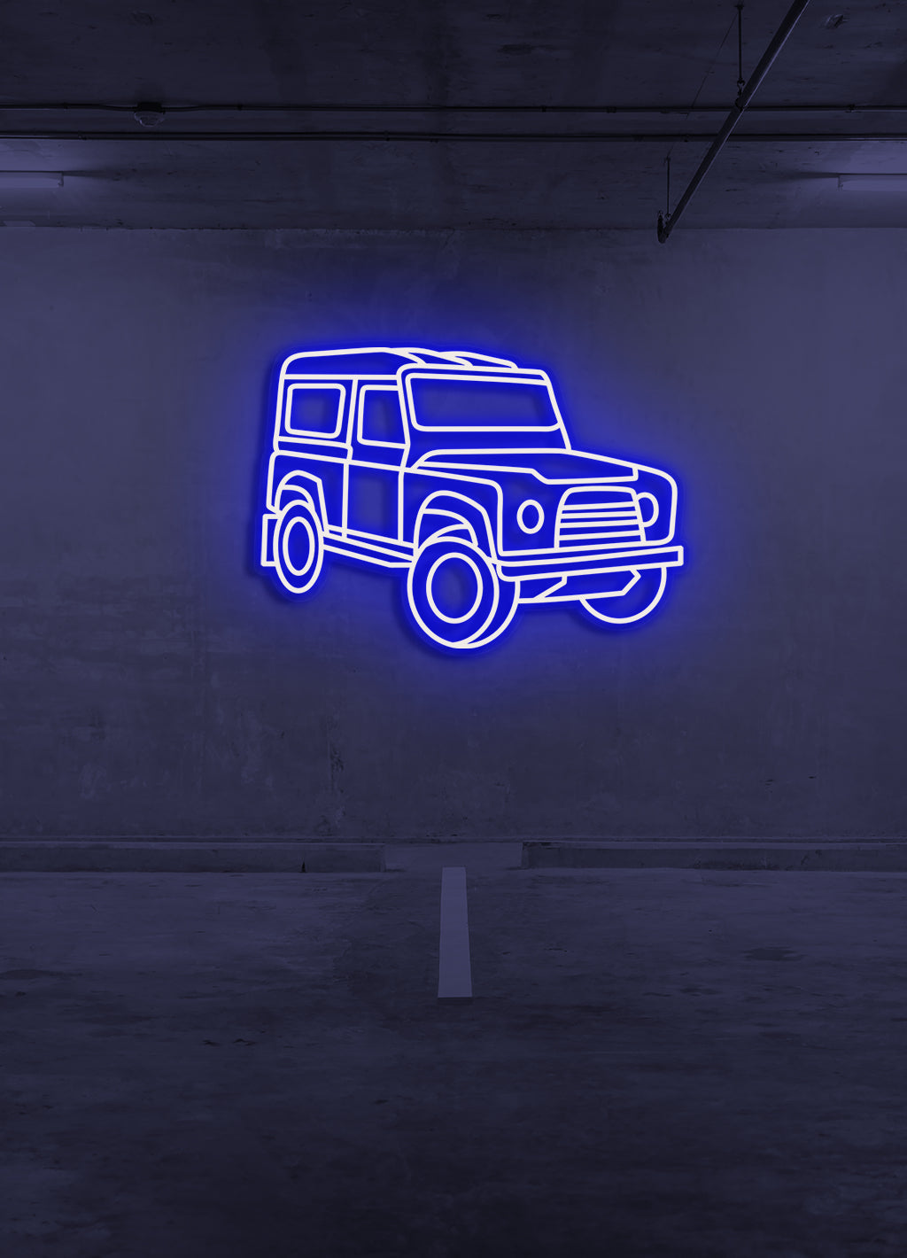 Offroad car - LED Neon skilt