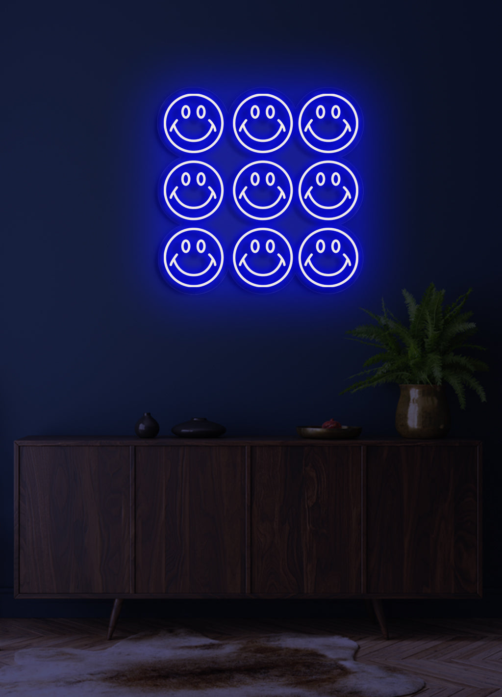 Smiley Wall - LED Neon Wand
