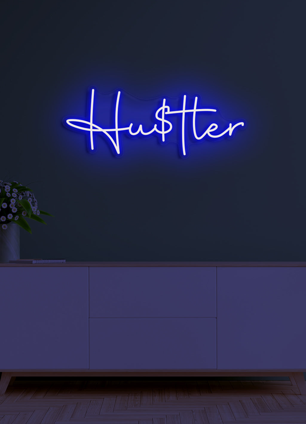 Hustle - LED Neon skilt