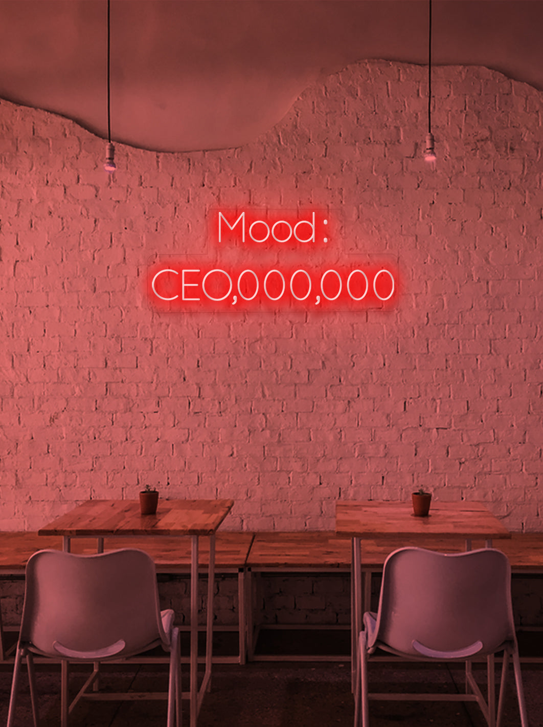 Mood CEO.OOO - LED Neon skilt