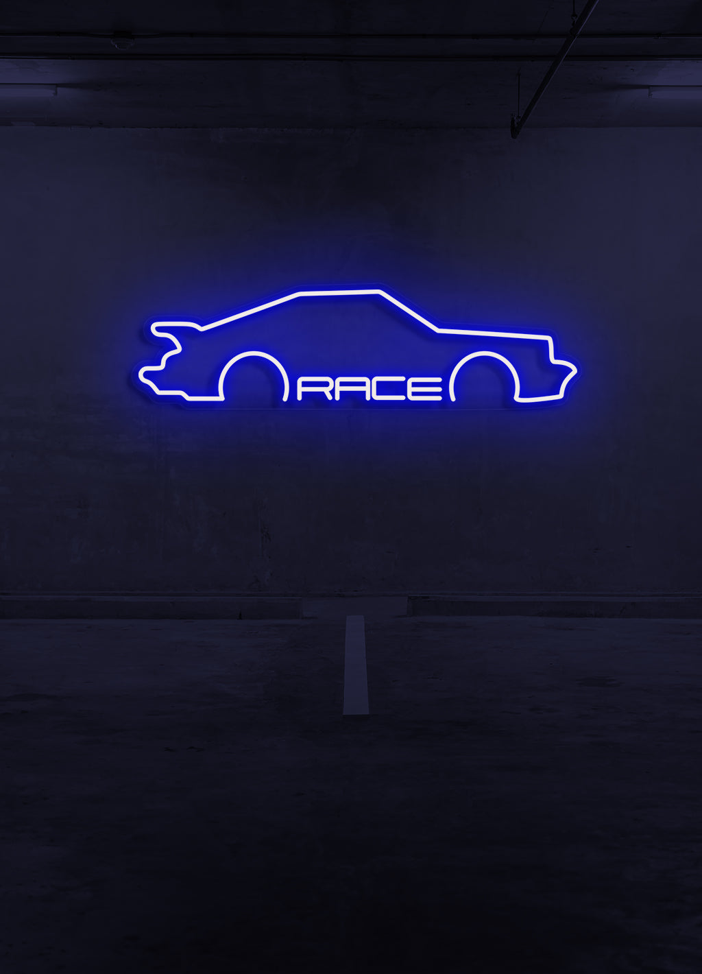 Race - LED Neon-Schirm