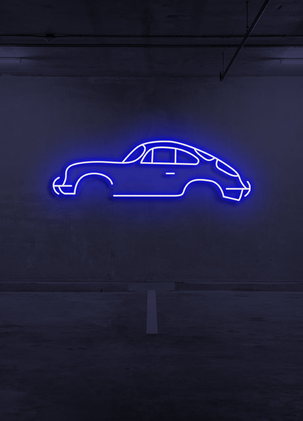 Retro Auto - LED Neonbeleuchtung