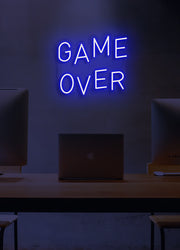 Game over - LED Neon skilt