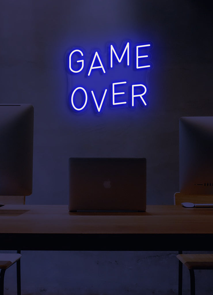 Game over - LED Neon skilt