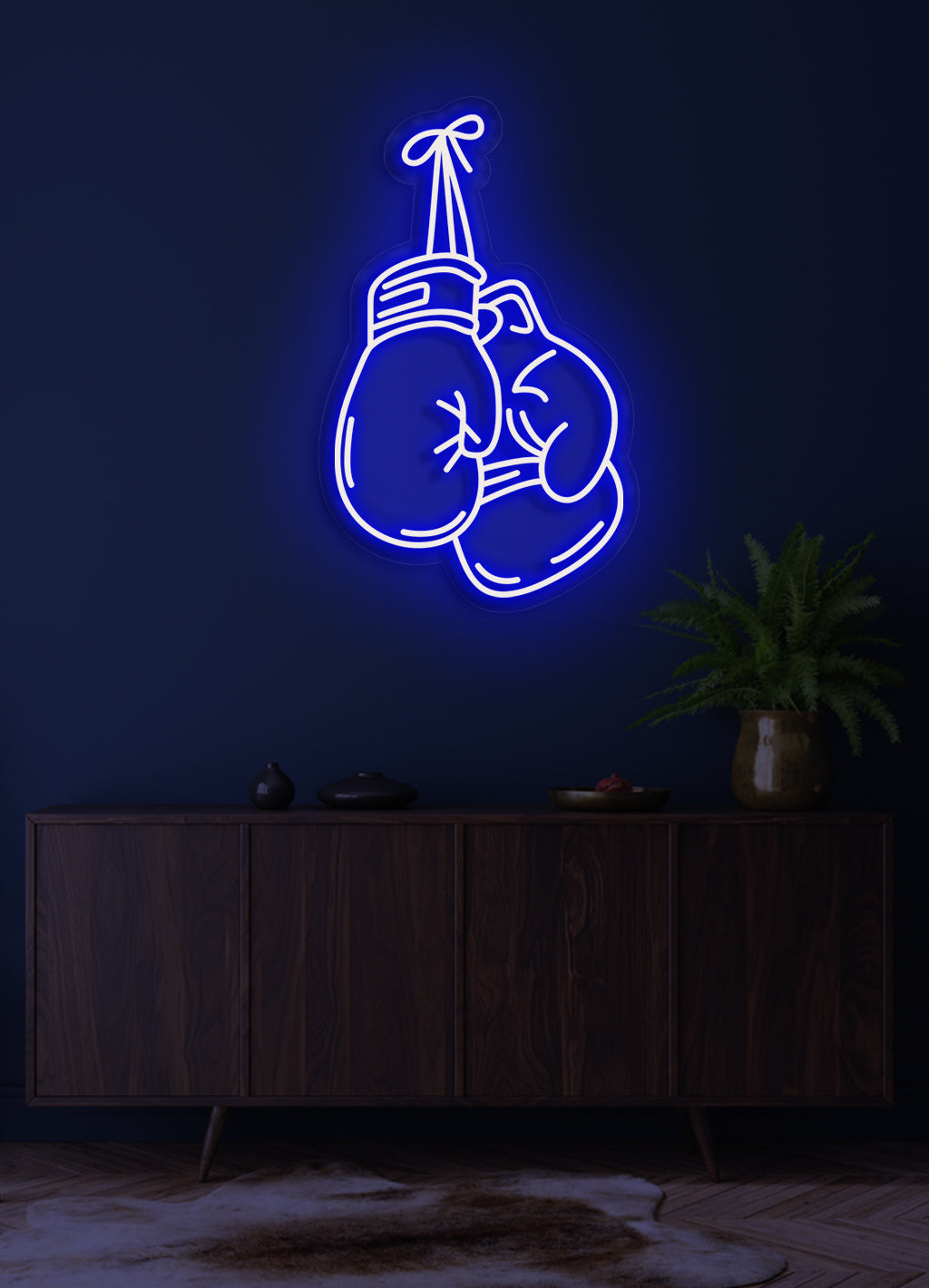 Boxing gloves - LED Neon skilt