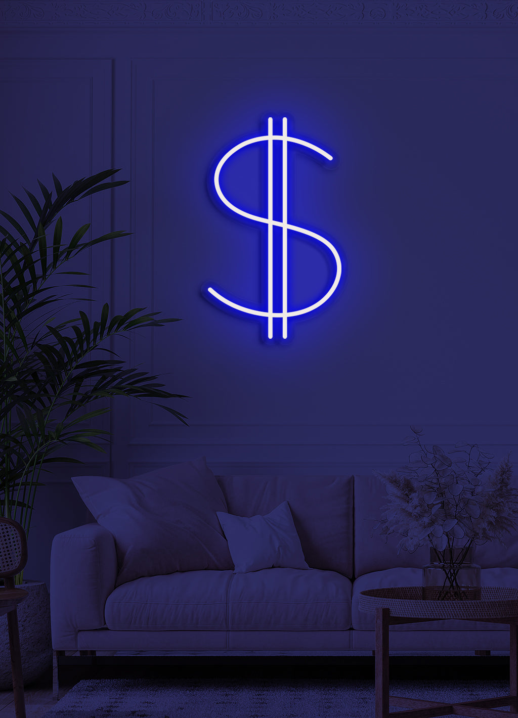 Dollarzeichen - LED Neonschild