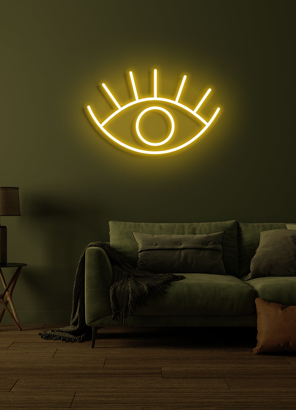 Eye - LED Neon-Schirm