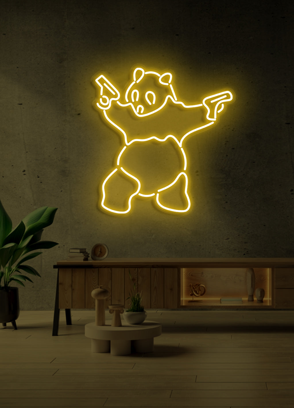 Panda - LED Neonrock
